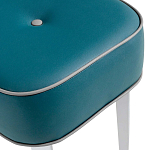 Квадратный мягкий пуф на белых ножках Winton Pouf Square варинант исполнения - 14 | Loft Concept в Ижевске