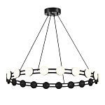 Люстра кольцевая с круглыми светодиодными источниками света Maxine Light варинант исполнения - 1 | Loft Concept в Ижевске