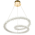 Фигурная люстра украшенная кристаллами из хрусталя Gilbertine Crystals Spiral Chandelier варинант исполнения - 2 | Loft Concept в Ижевске