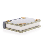 Шкатулка в виде книги из натурального камня змеевик Stone Casket варинант исполнения - 4 | Loft Concept в Ижевске