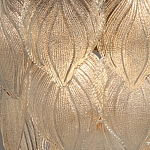 Люстра на цепи с прозрачными стеклянными подвесками в виде листьев Textured Glass Chandelier варинант исполнения - 5 | Loft Concept в Ижевске