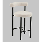 Стул полубарный Floreo букле молочный варинант исполнения - 1 | Loft Concept в Ижевске