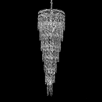 Люстра многоярусная каскадная с хрустальными подвесками Roul Crystal Light варинант исполнения - 3 | Loft Concept в Ижевске