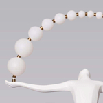 Торшер черно-белая статуэтка Девушка Girl Carries Light Balls варинант исполнения - 3 | Loft Concept в Ижевске