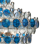 Люстра с каскадом из круглых декоративных элементов Harmony of Light варинант исполнения - 1 | Loft Concept в Ижевске