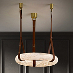 Люстра в форме обруча из натурального камня Minerals of Light варинант исполнения - 6 | Loft Concept в Ижевске