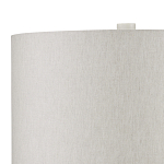 Настольная лампа мраморная с тканевым цилиндрическим абажуром Sharpened варинант исполнения - 2 | Loft Concept в Ижевске