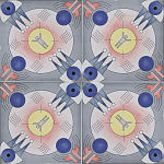 Плитка дизайнерская с узором Элемент варинант исполнения - 3 | Loft Concept в Ижевске