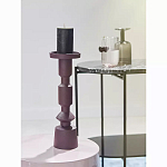 Подсвечник фигурный сливовый Bright Accent 35 см варинант исполнения - 4 | Loft Concept в Ижевске