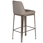 Стул барный светло-серый из экокожи Spectacular High Bar Stool варинант исполнения - 2 | Loft Concept в Ижевске