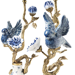 Подсвечник Candleholder Birds Atlanta Set 2 Pcs варинант исполнения - 3 | Loft Concept в Ижевске