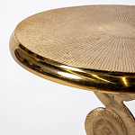 Кофейный стол из металла с круглой столешницей Table Gold Metal варинант исполнения - 2 | Loft Concept в Ижевске
