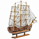 Декоративная модель деревянного парусника With The low варинант исполнения - 2 | Loft Concept в Ижевске