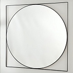 Зеркало в черной металлической раме Urban Style Mirror варинант исполнения - 2 | Loft Concept в Ижевске