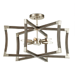 Подвесной светильник в форме фонаря серый Gray Eco Lantern варинант исполнения - 2 | Loft Concept в Ижевске