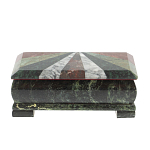 Шкатулка для денег с мозаикой из натуральных камней Stone Casket варинант исполнения - 2 | Loft Concept в Ижевске