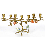 Бронзовый подсвечник на 7 свечей Eden Garden варинант исполнения - 4 | Loft Concept в Ижевске