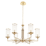 Люстра с 6-ю цилиндрическими стеклянными плафонами Jeanette варинант исполнения - 4 | Loft Concept в Ижевске