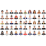 The Lives of 50 Fashion Legends варинант исполнения - 3 | Loft Concept в Ижевске