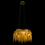 Люстра подвесная круглая с изогнутыми металлическими дугами и ниспадающими цепочками 65 см Atlantis Chain варинант исполнения - 5 | Loft Concept в Ижевске