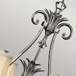 Люстра с 7-ю кремовыми текстильными абажурами Hinkley варинант исполнения - 4 | Loft Concept в Ижевске