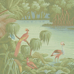 Обои ручная роспись Le Brésil Pastel варинант исполнения - 3 | Loft Concept в Ижевске