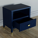 Прикроватная тумбочка с полкой Elsa Dreams Blue варинант исполнения - 2 | Loft Concept в Ижевске