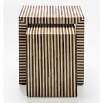 Комплект приставных столиков Stripes Set of tables Beige варинант исполнения - 2 | Loft Concept в Ижевске