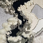 Панно ручная работа Черно-Белый Природный Орнамент  варинант исполнения - 3 | Loft Concept в Ижевске