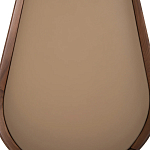 Комод округлой формы с тремя ящиками Walnut and Leather варинант исполнения - 5 | Loft Concept в Ижевске