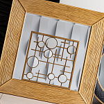 Зеркало квадратное в фактурной раме Pattern варинант исполнения - 5 | Loft Concept в Ижевске