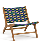 Кресло низкое из массива тика Barbados варинант исполнения - 1 | Loft Concept в Ижевске