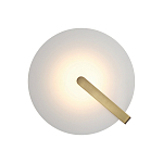 Потолочный светильник в форме плоского диска из белого матового стекла Eurofase варинант исполнения - 2 | Loft Concept в Ижевске