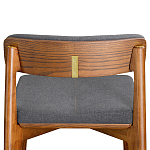 Барный стул из массива ясеня с обивкой из рогожки Elegant Ash варинант исполнения - 5 | Loft Concept в Ижевске