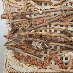 Большая Абстрактное Панно из веток и нитей Dryad Wall Art варинант исполнения - 5 | Loft Concept в Ижевске