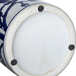 Ваза цилиндрической формы с крышкой и синим цветочным узором на белом фоне Blue & White Ornament варинант исполнения - 3 | Loft Concept в Ижевске