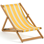 Шезлонг из акации и ткани Argentina варинант исполнения - 3 | Loft Concept в Ижевске