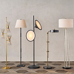 Торшер с абажурами из тонких металлических палочек Wild Thorns варинант исполнения - 3 | Loft Concept в Ижевске