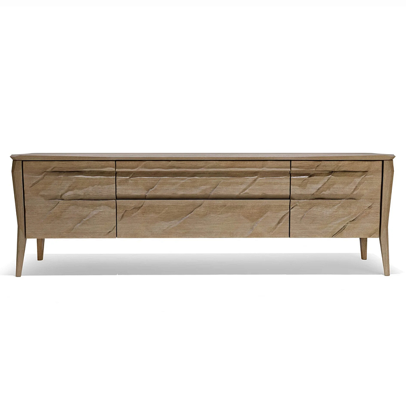 ТВ тумба 2 двери и 2 выдвижных ящика Tasteful Furniture Венге Светлый дуб ТВ тумба 2 двери и 2 выдвижных ящика Tasteful Furniture Венге Светлый дуб в Ижевске | Loft Concept