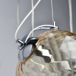 Люстра каскадная с 9-ю разноцветными стеклянными плафонами Kaleido варинант исполнения - 8 | Loft Concept в Ижевске