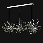 Люстра подвесная из трех частей с металлическими круглыми элементами Terzani Argent варинант исполнения - 8 | Loft Concept в Ижевске