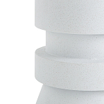 Приставной стол из искусственного камня Chess White варинант исполнения - 2 | Loft Concept в Ижевске