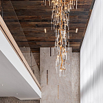 Люстра большая с прозрачными подвесками в форме капель Droplet Chandelier варинант исполнения - 2 | Loft Concept в Ижевске