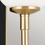  Бра с прямоугольным черным основанием и белым матовым цилиндрическим плафоном Kichler варинант исполнения - 11 | Loft Concept в Ижевске