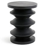 Фигурный приставной столик черного цвета AMORPHOUS варинант исполнения - 1 | Loft Concept в Ижевске