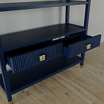 Стеллаж с двумя ящиками Elsa Dreams Blue варинант исполнения - 3 | Loft Concept в Ижевске