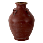 Ваза бордовая с 4-мя фактурными ручками Vase Burgundy Glaze варинант исполнения - 1 | Loft Concept в Ижевске