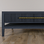 Кофейный стол Primo с двумя ящиками Черный дуб варинант исполнения - 3 | Loft Concept в Ижевске