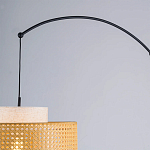 Торшер с декоративным поясом из плетеного бамбука Biuloggicu варинант исполнения - 3 | Loft Concept в Ижевске