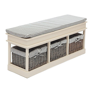 Тумба для обуви Provence Butter White 3 Boxes